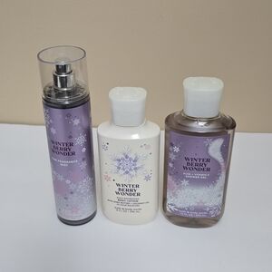 Bath & Body Works "Winter Berry Wonder" Set